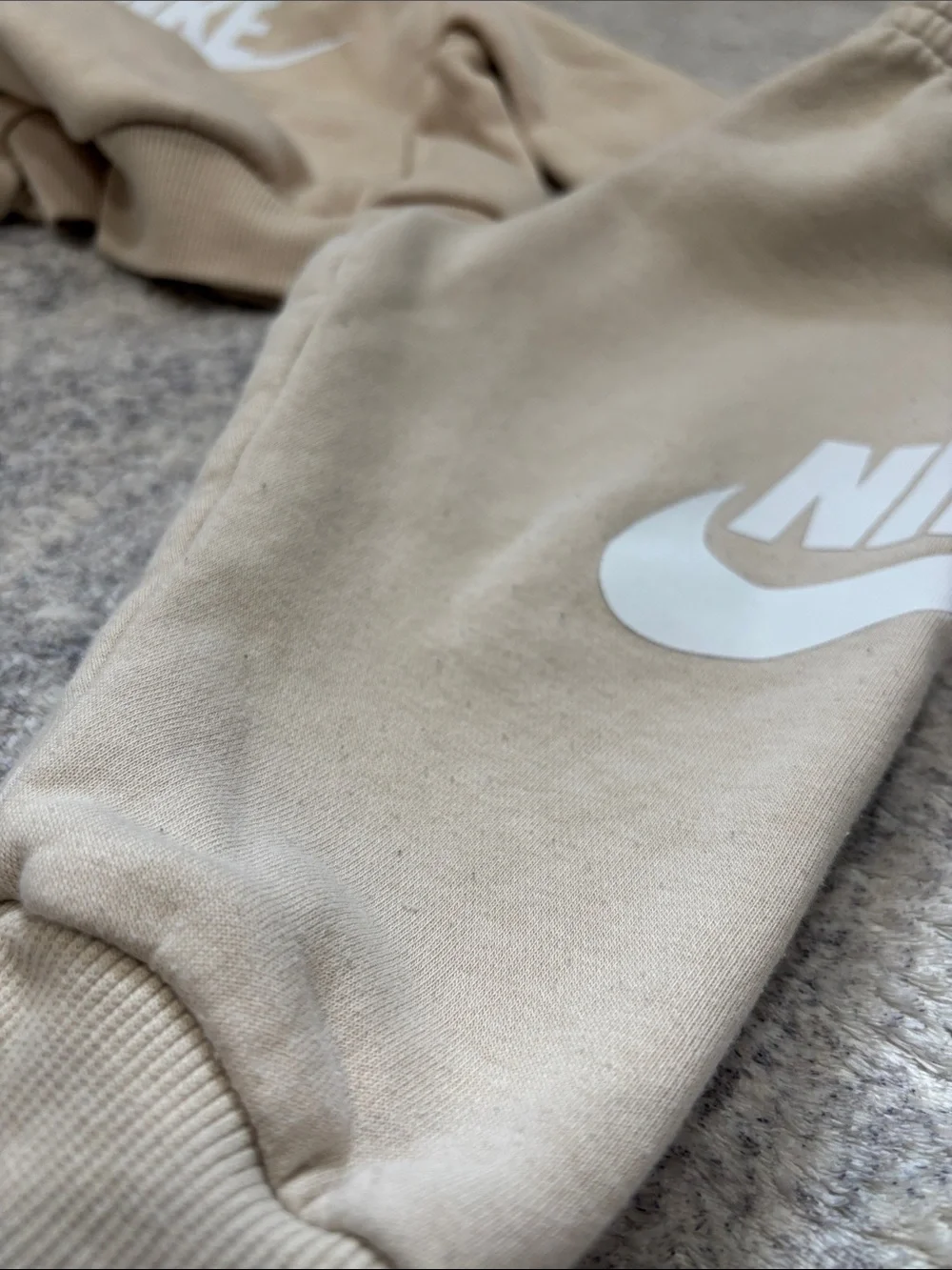 Nike Kids Tan Hoodie & Jogger Set toddler size 2T